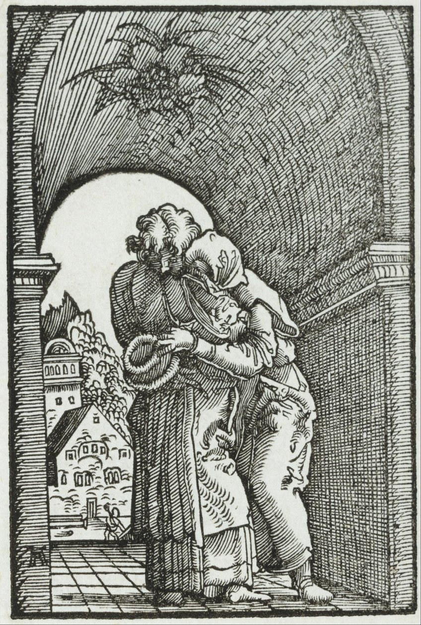 Mötet mellan Joachim och Anne av Albrecht Altdorfer