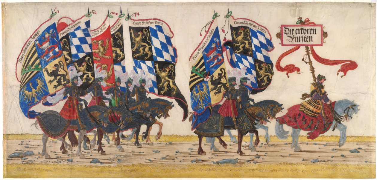 The German Princes av Albrecht Altdorfer and workshop
