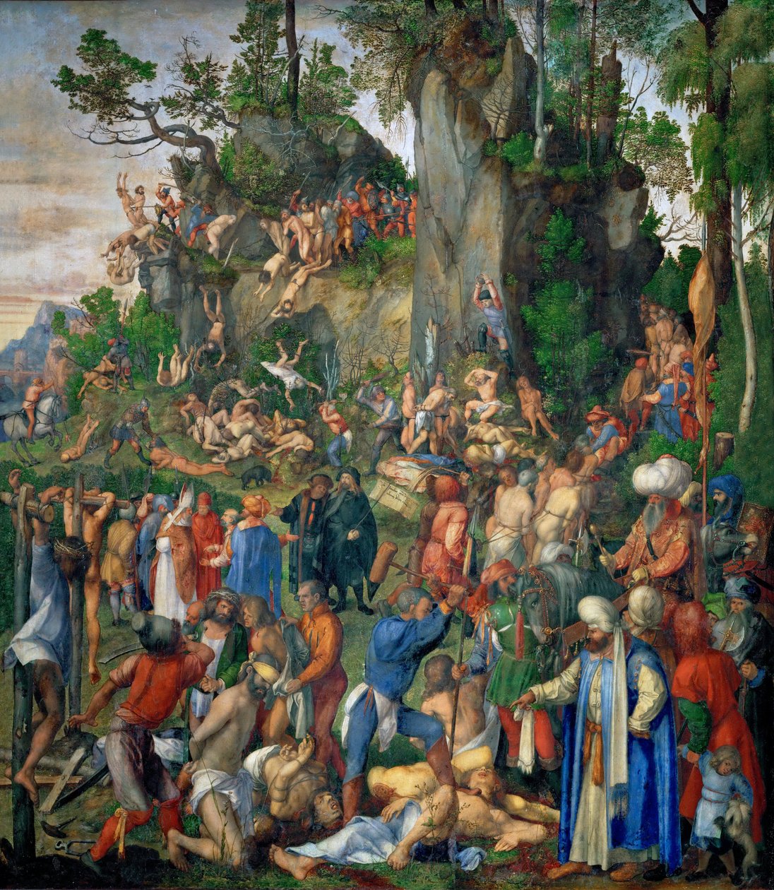  Marter der zehntausend Christen av Albrecht Dürer