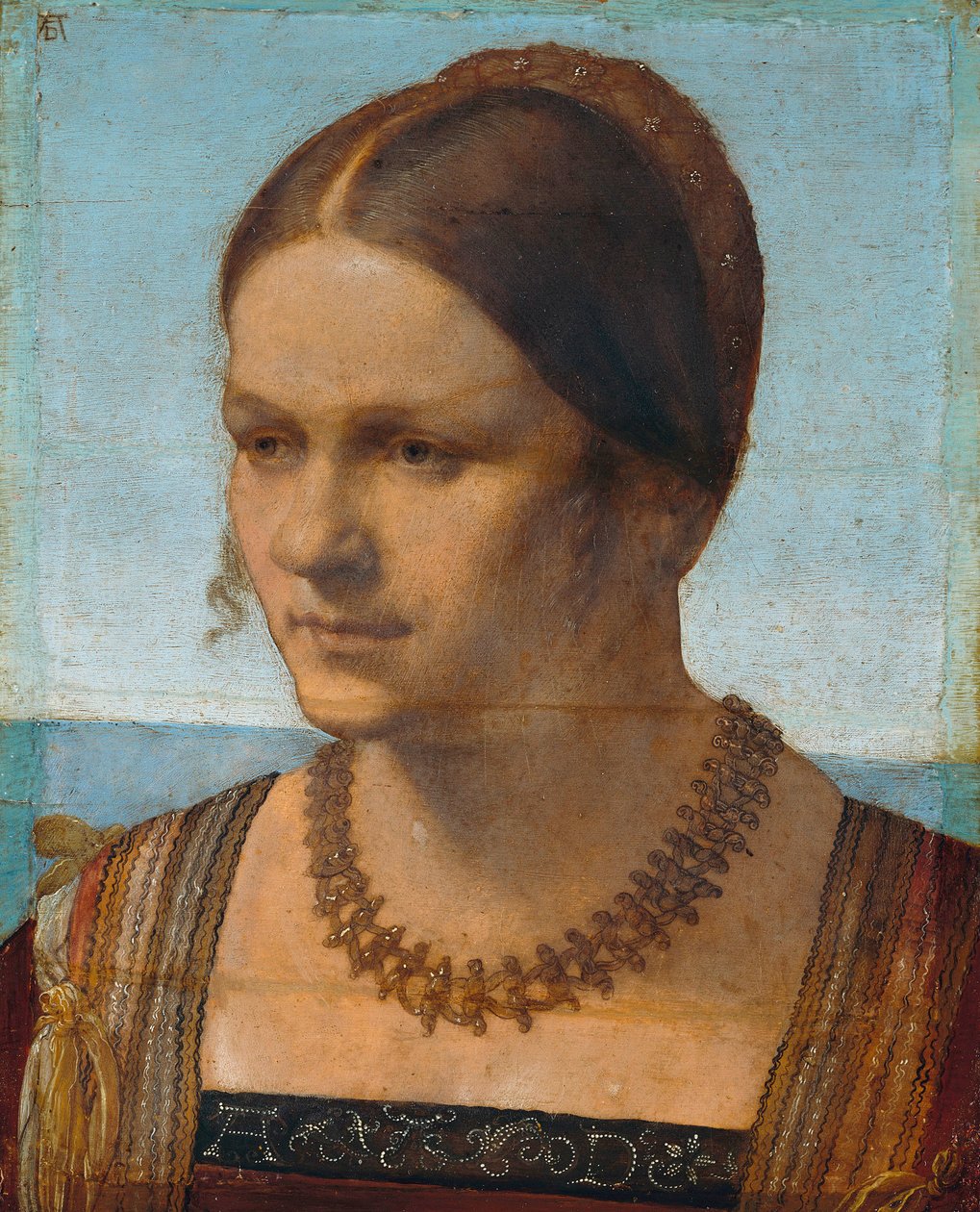 Bildnis einer jungen Venezianerin av Albrecht Dürer