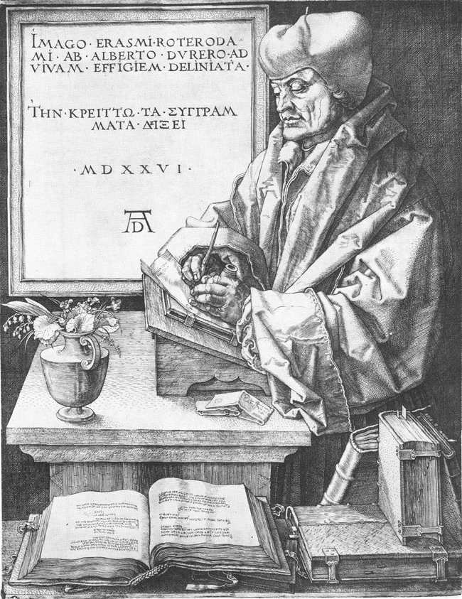 Erasmus of Rotterdam av Albrecht Dürer