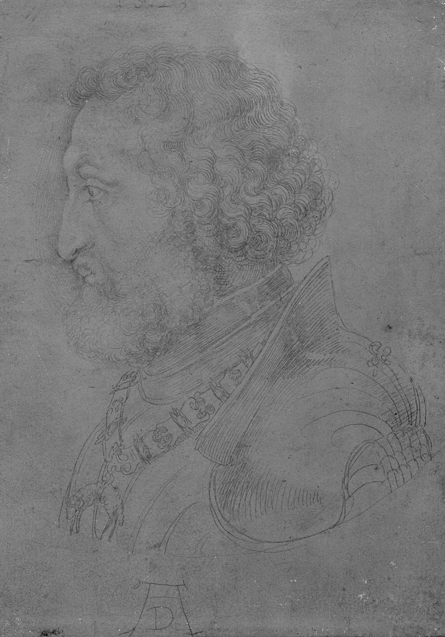 Fredrik II av Rhen, kurfurst Pfalz, 1523 av Albrecht Dürer