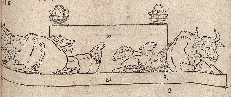 Gedenkstein für einen Sieg über aufrührische Bauern av Albrecht Dürer