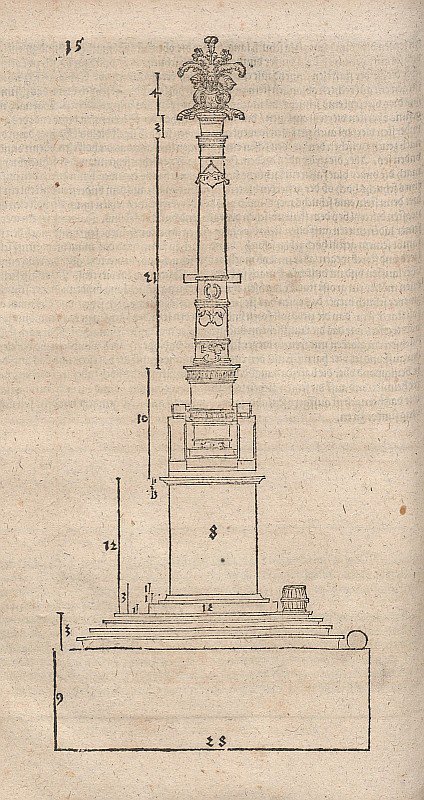 Gedenksäule auf den Sieg über mechtig leut av Albrecht Dürer