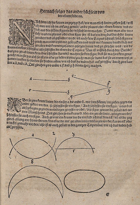 Geometrie und Linie und Winkel und Fläche av Albrecht Dürer
