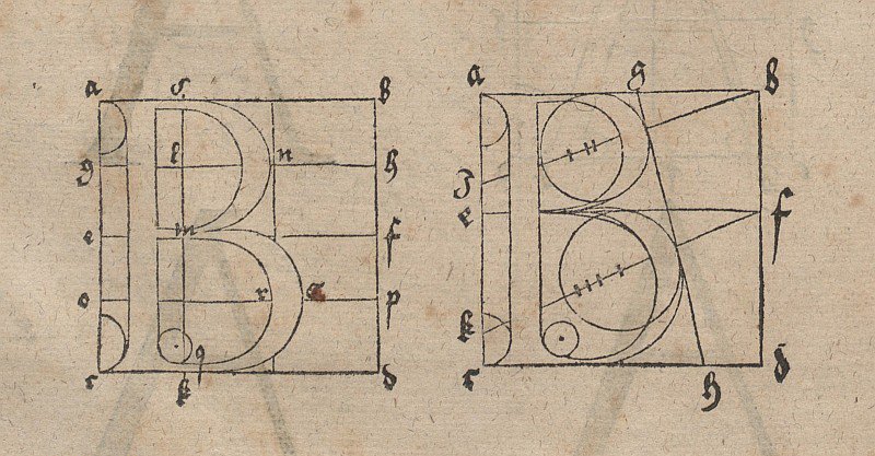 Konstruktion von Buchstaben av Albrecht Dürer