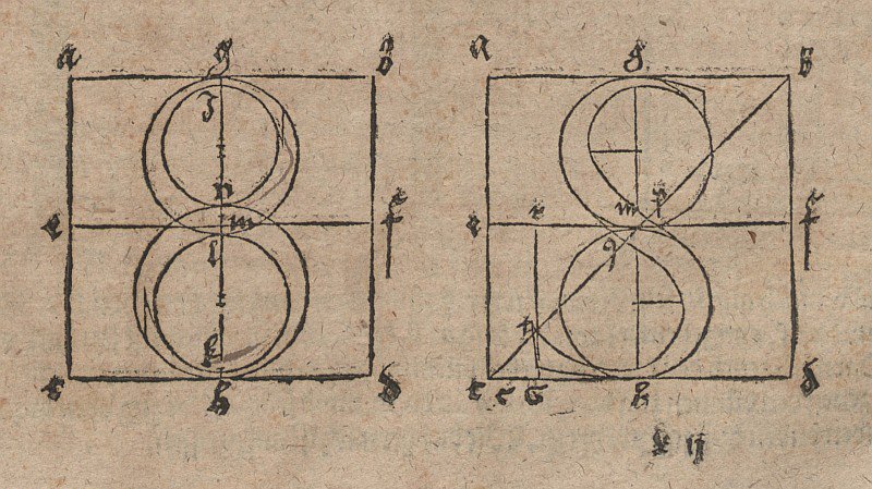Konstruktion von Buchstaben av Albrecht Dürer