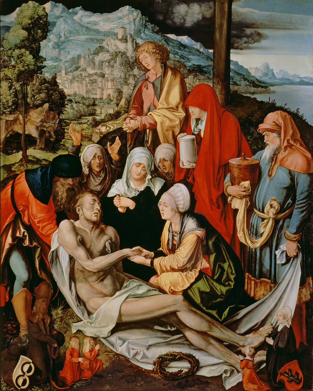 Maombolezo kwa ajili ya Kristo, 1500-03 swed av Albrecht Dürer