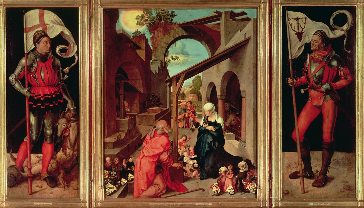 Paumgartner altartavla, ca 1500 (tempera på panel) (se även 61057 och 331713) av Albrecht Dürer