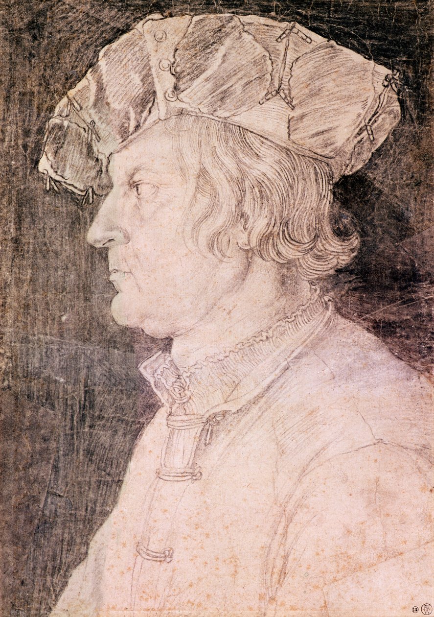 Porträtt av en man av Albrecht Dürer