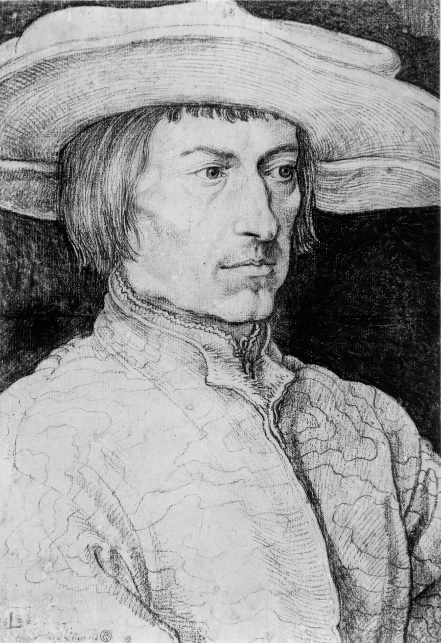 Ata o se tagata e le mailoa, 1525 ( malala i luga o pepa) sau av Albrecht Dürer