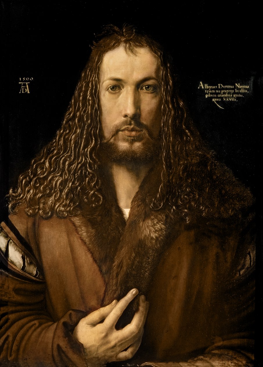 Självporträtt vid tjugoåtta års ålder av Albrecht Dürer