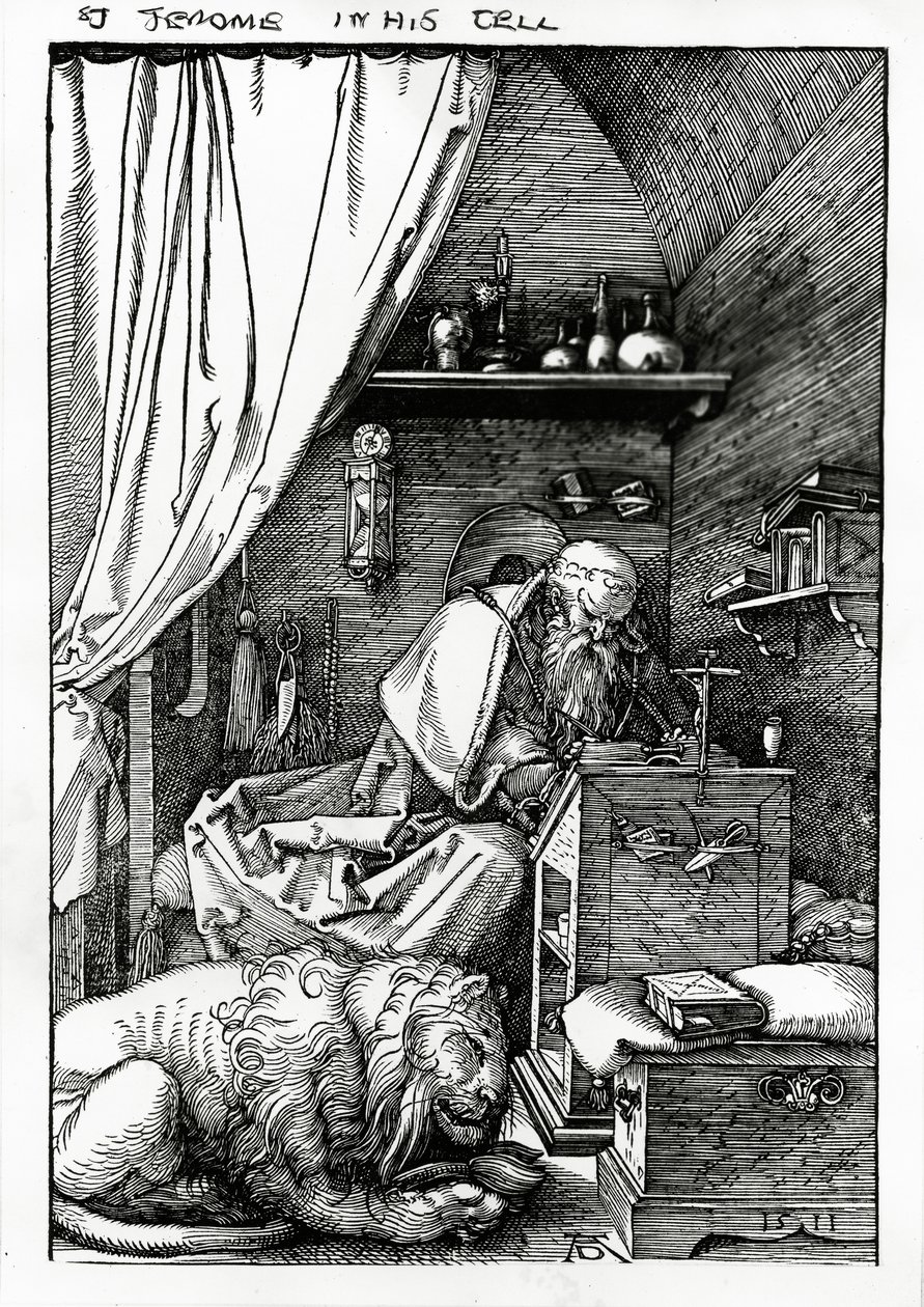 S:t Hieronymus i sin cell, 1511 av Albrecht Dürer