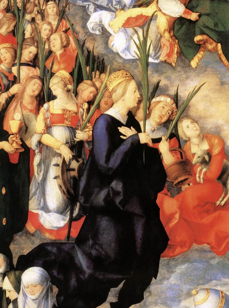 The Adoration of the Trinity  av Albrecht Dürer