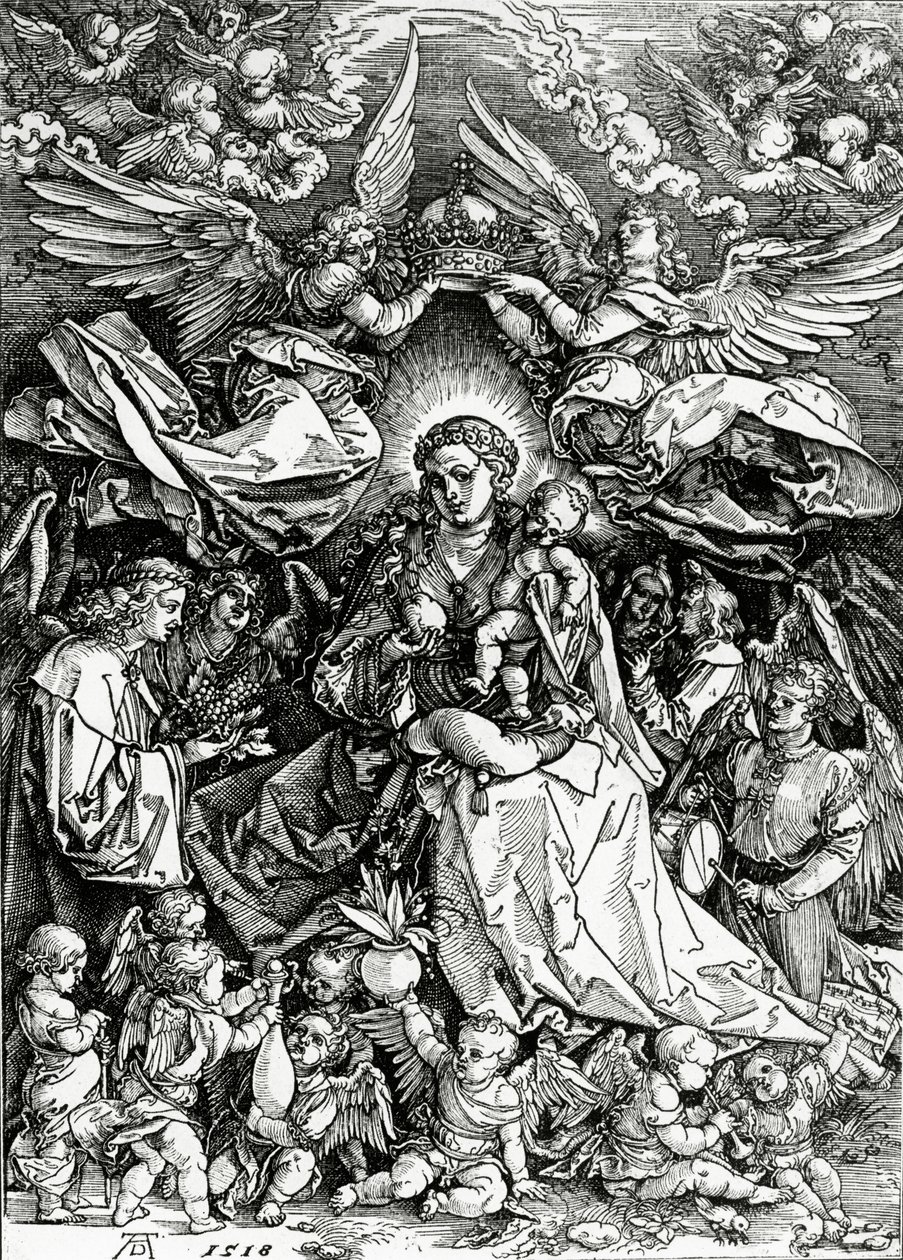 Jungfruns och barnets kröning, 1518 av Albrecht Dürer