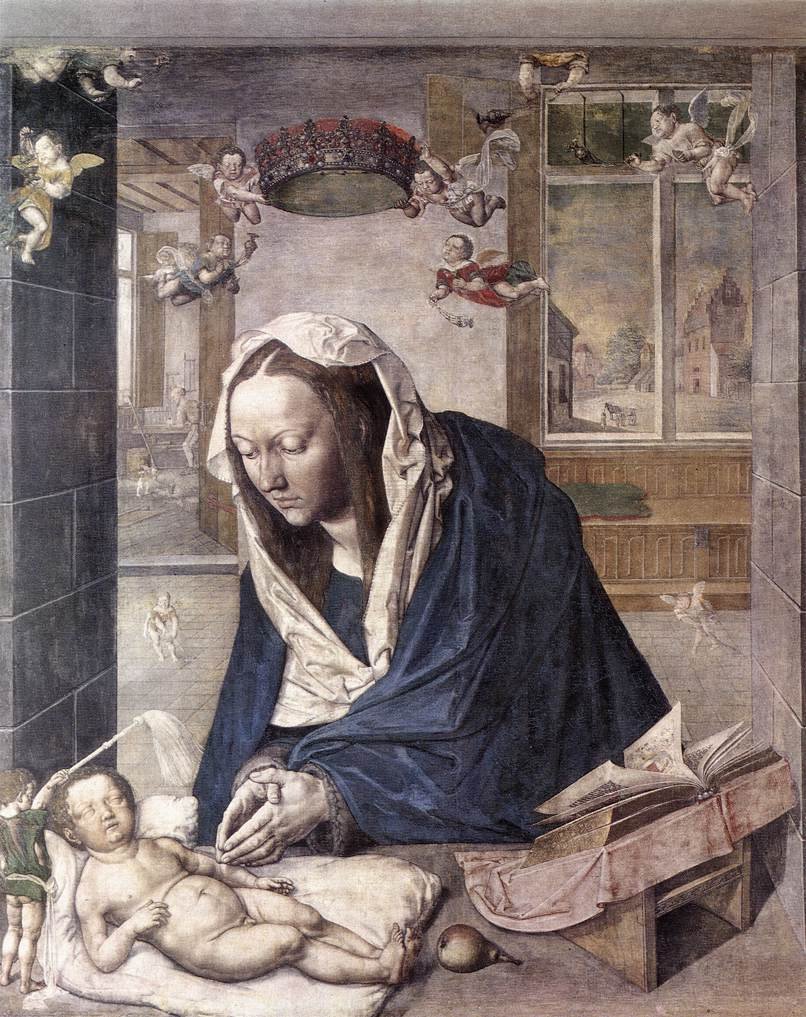 The Dresden Altarpiece (central panel) av Albrecht Dürer