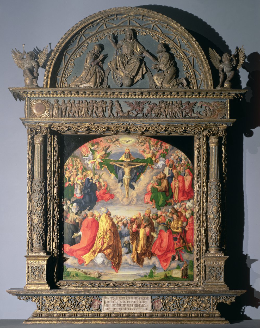 Landauer altartavla, alla helgons dag, 1511 av Albrecht Dürer