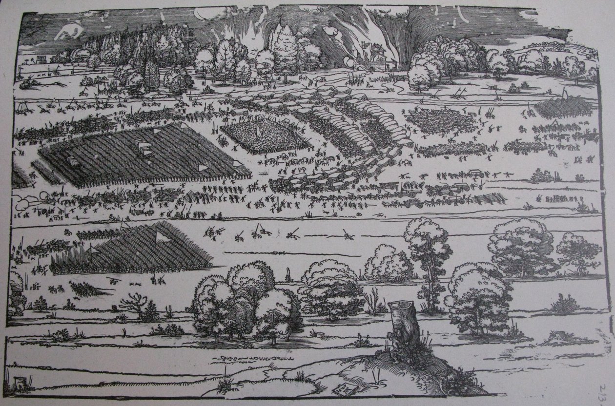 Belägringen av en fästning av Albrecht Dürer