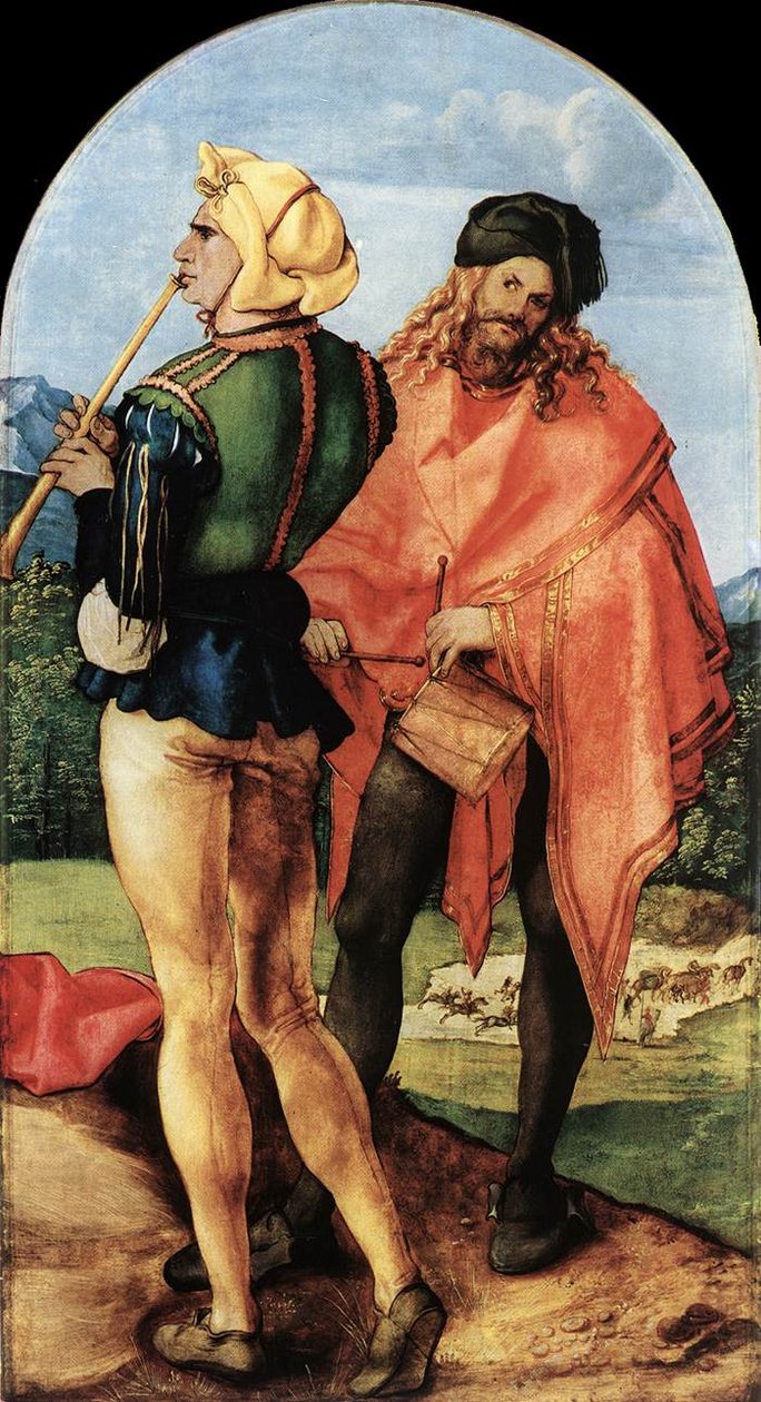 Two Musicians av Albrecht Dürer