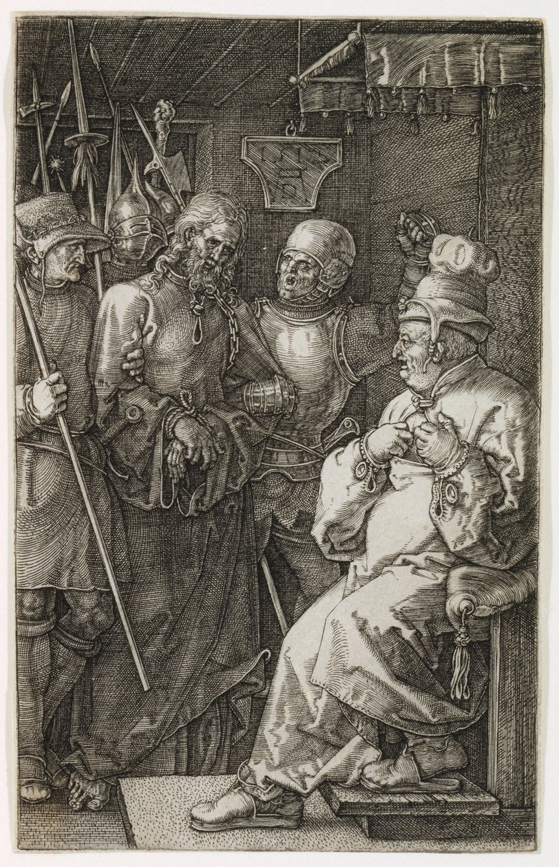 Kristus före Kaifas, 1512 av Albrecht Dürer