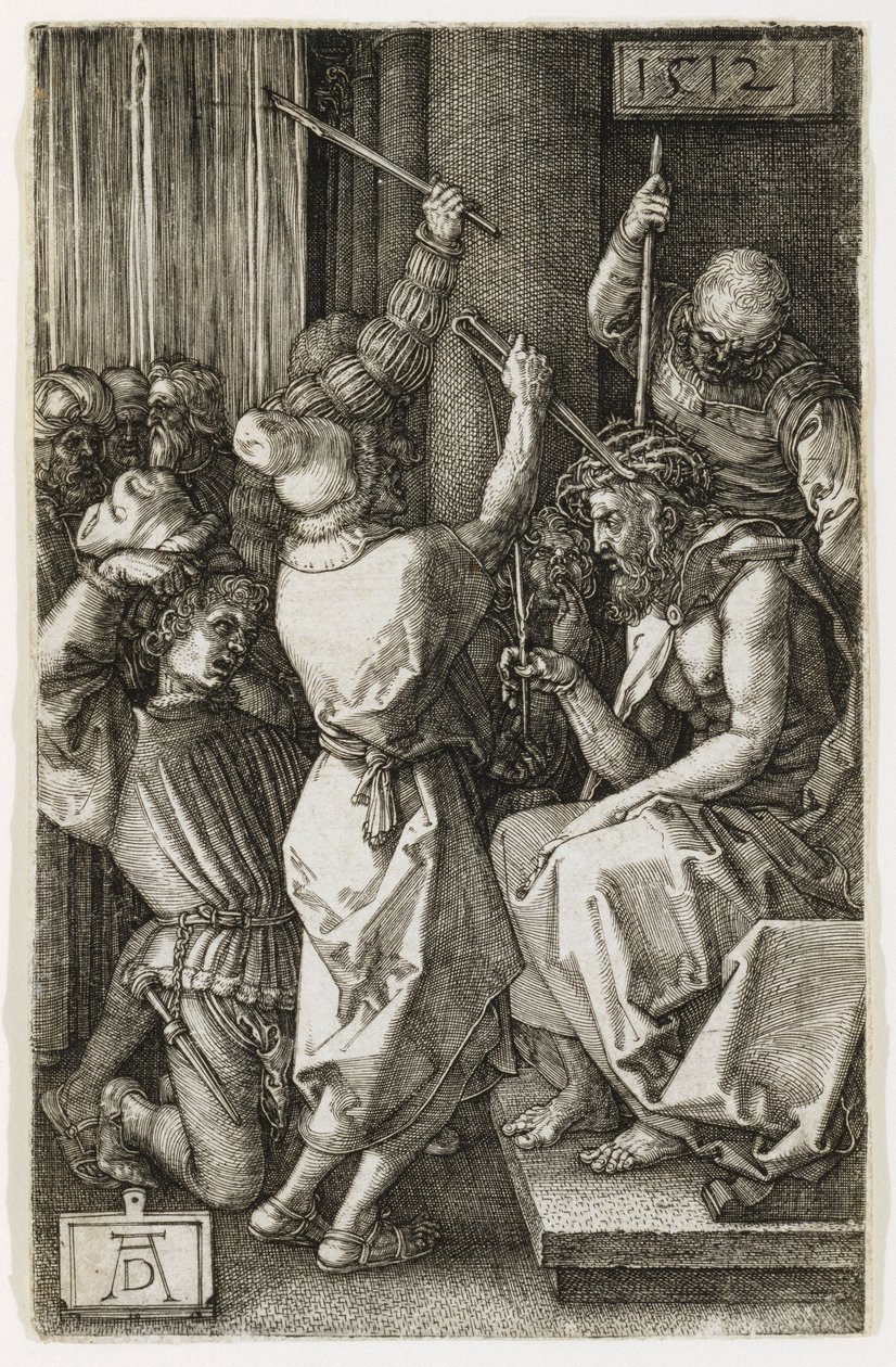 Kristus krönt med törnar, 1512 av Albrecht Dürer