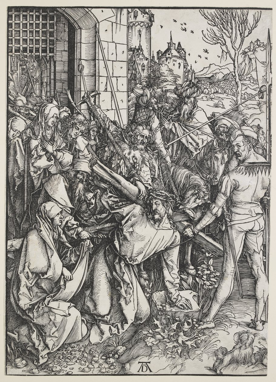Kristus bär korset, 1498 - 1499 av Albrecht Dürer