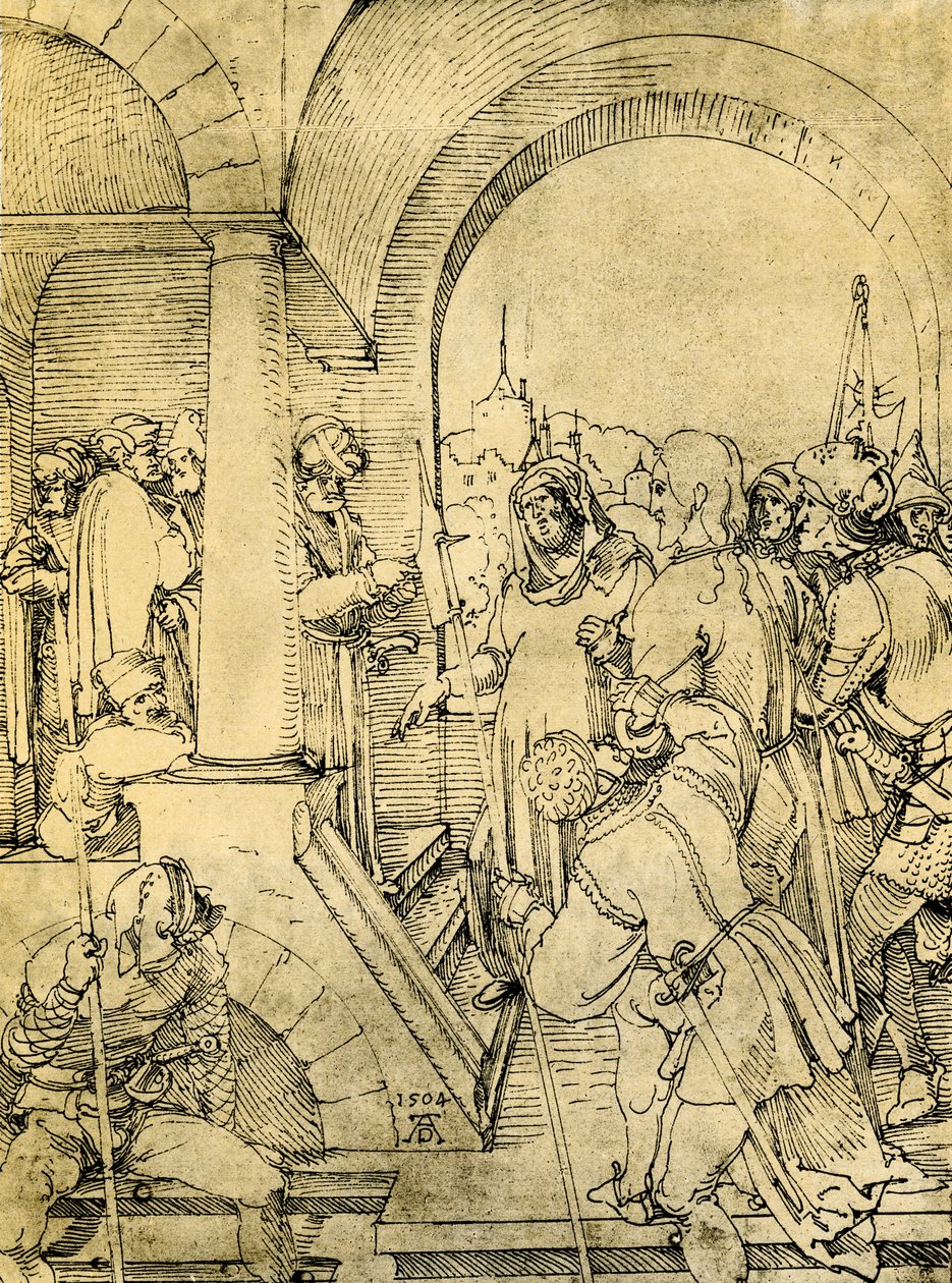 Kristus framför Pilatus av Albrecht Dürer