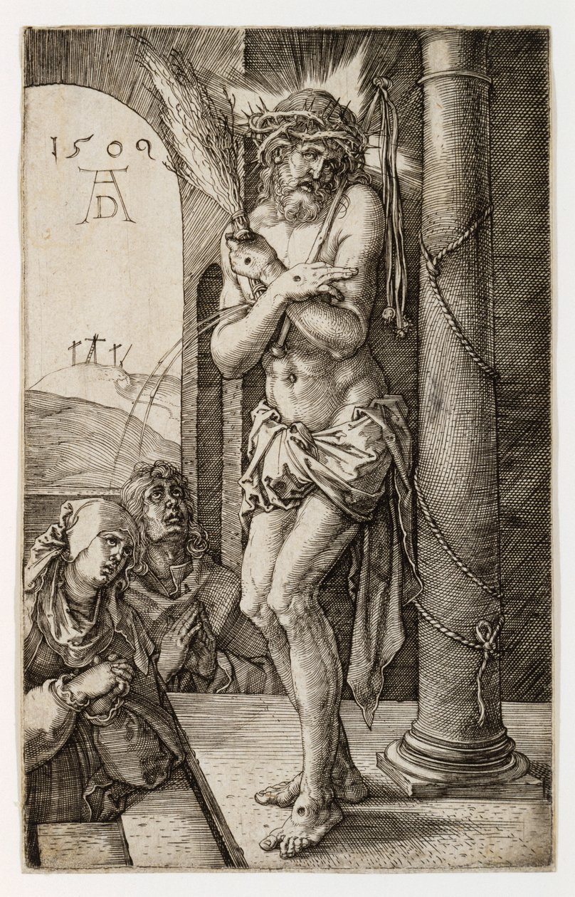 Man av sorger, 1509 av Albrecht Dürer