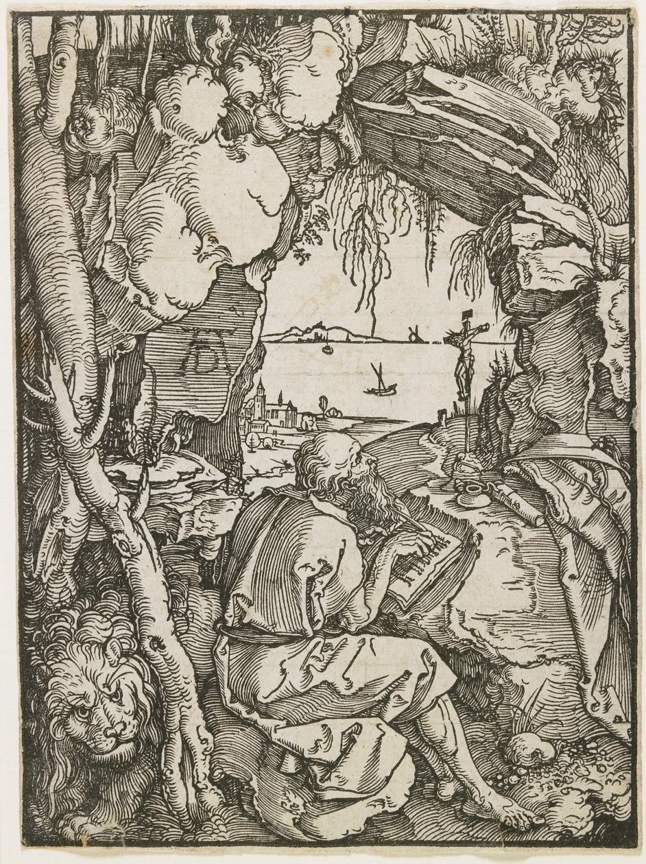 Saint Hieronymus i en grotta, 1512 av Albrecht Dürer