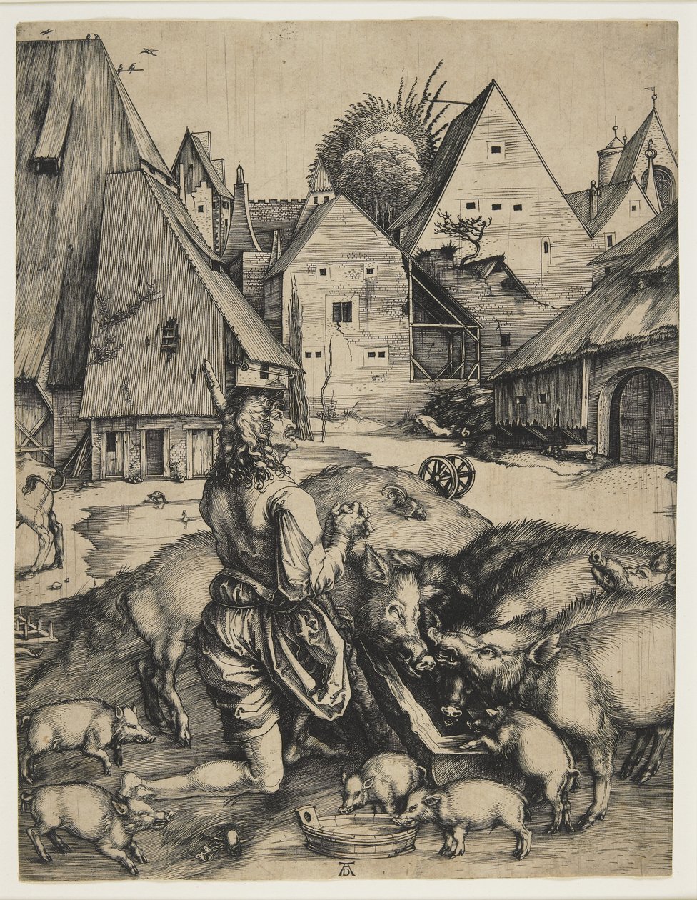 Den förlorade sonen, 1496 av Albrecht Dürer