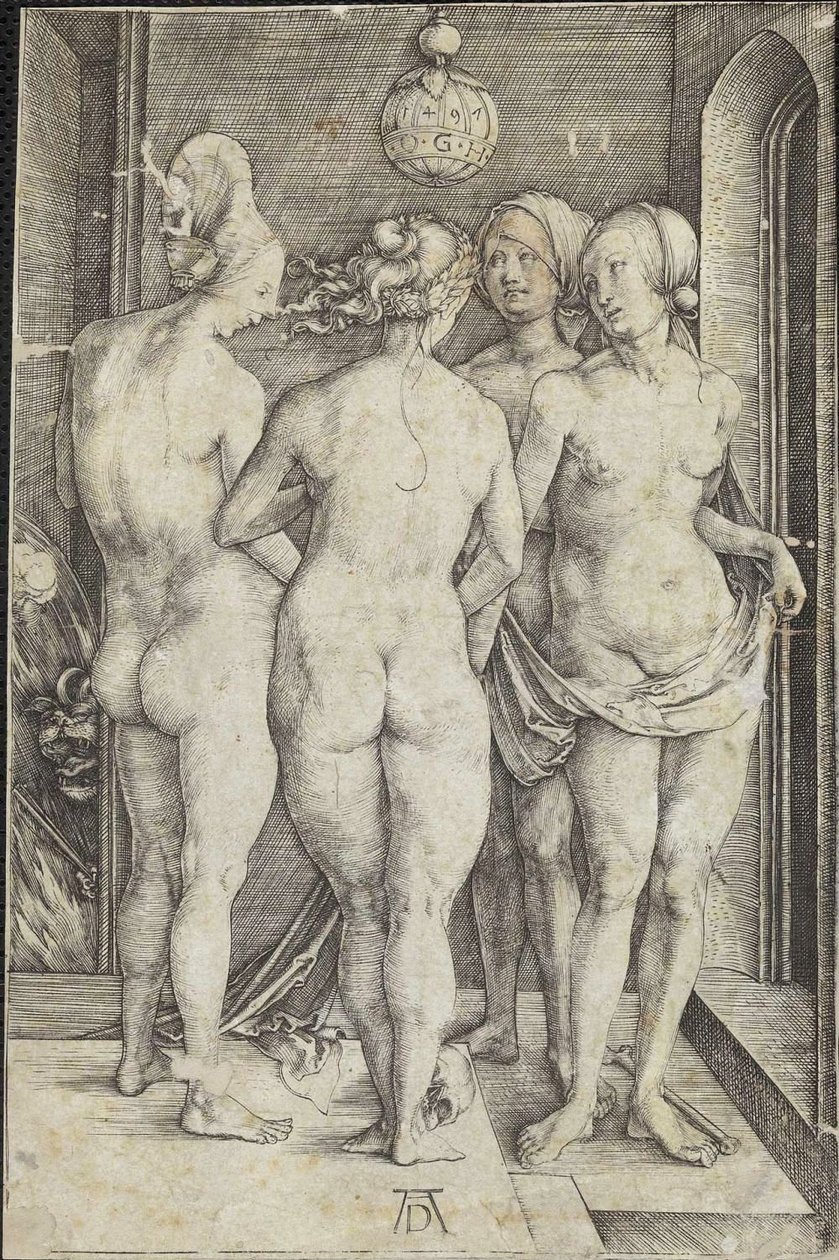 The Four Witches av Albrecht Dürer