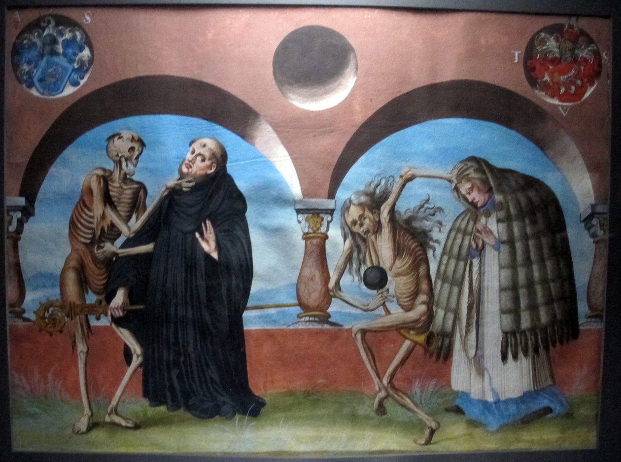 Copy of the Danse Macabre of the Dominican cemetery of Bern av Albrecht Kauw