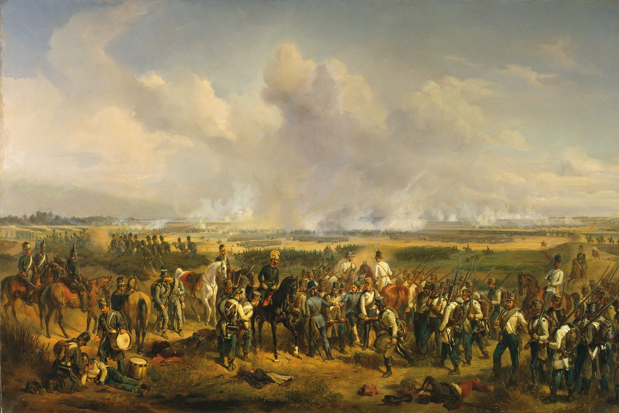 Slaget vid Szreg den 5 augusti 1849, 1853. av Albrecht Adam