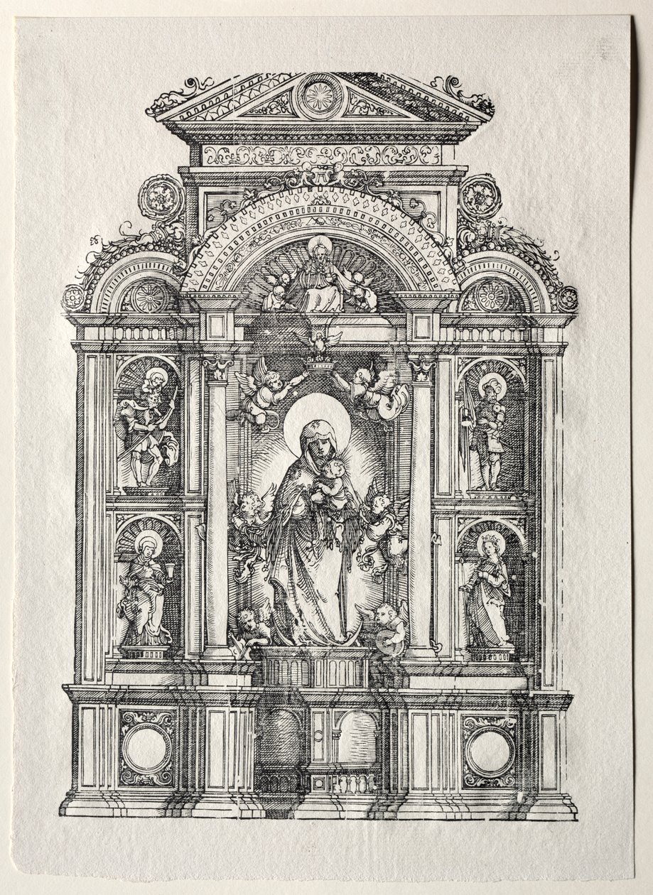 Altare med den vackra Maria av Regensburg av Albrecht Altdorfer