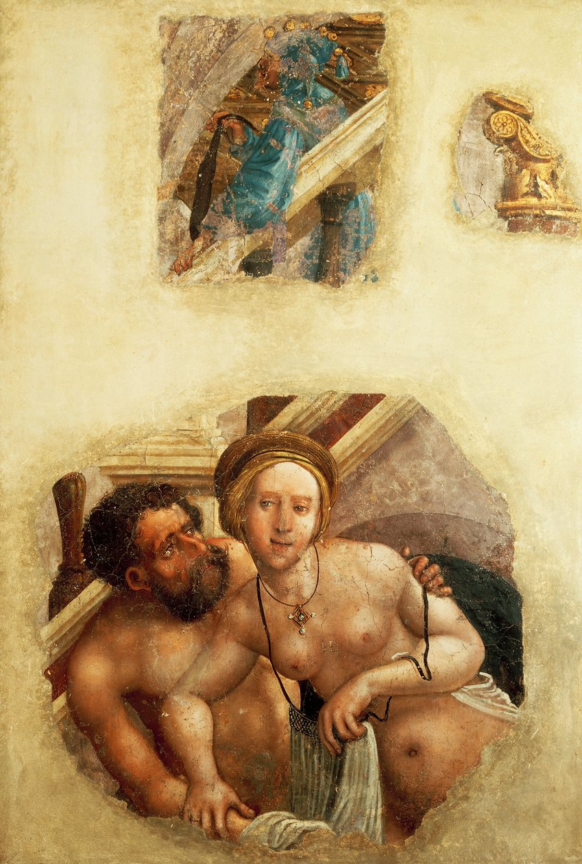 Badande par av Albrecht Altdorfer (1480-1538) av Albrecht Altdorfer