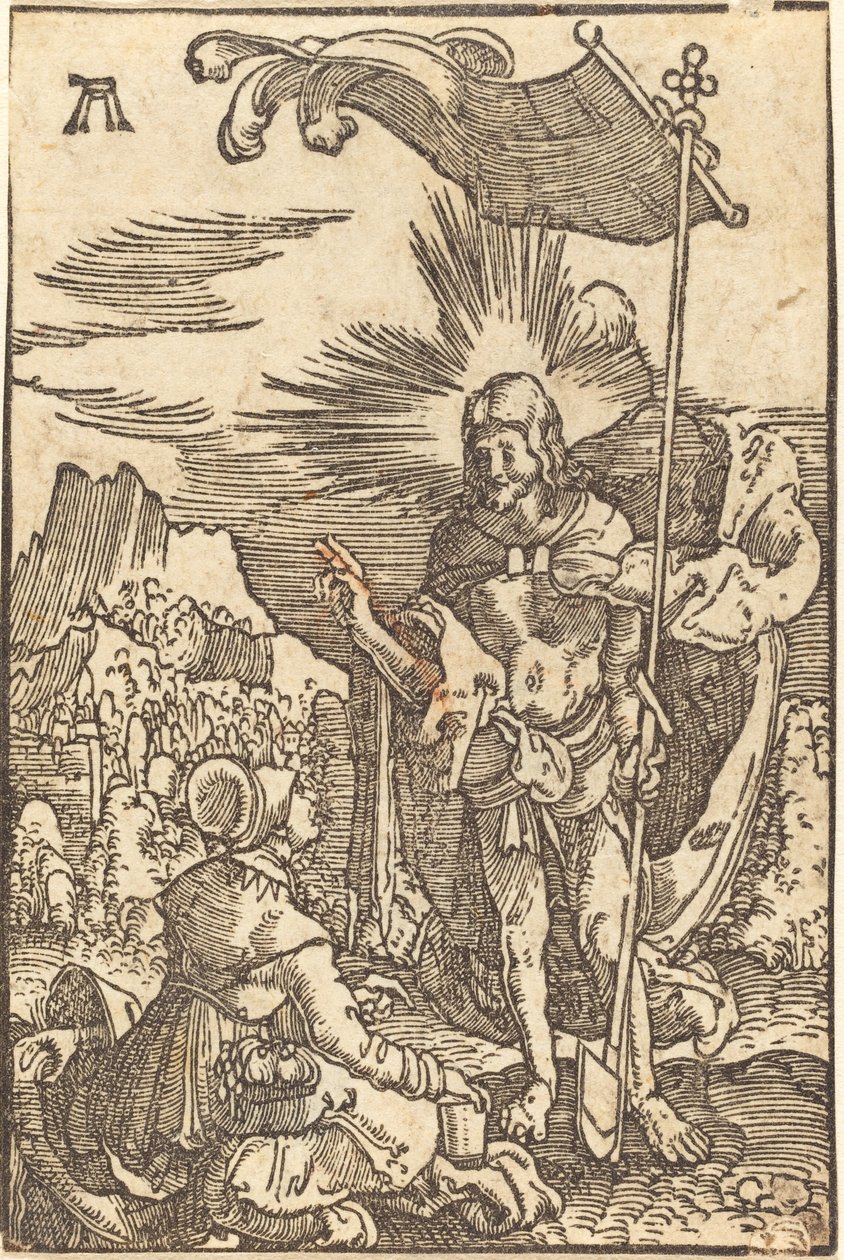 Kristus visar sig för den heliga Magdalena av Albrecht Altdorfer