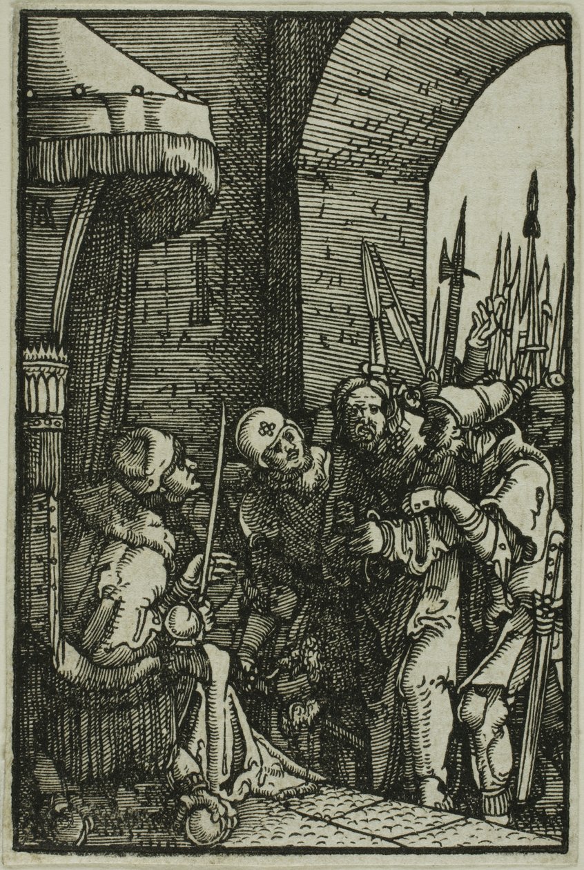 Kristus före Pilatus, från Människans fall och återlösning av Albrecht Altdorfer