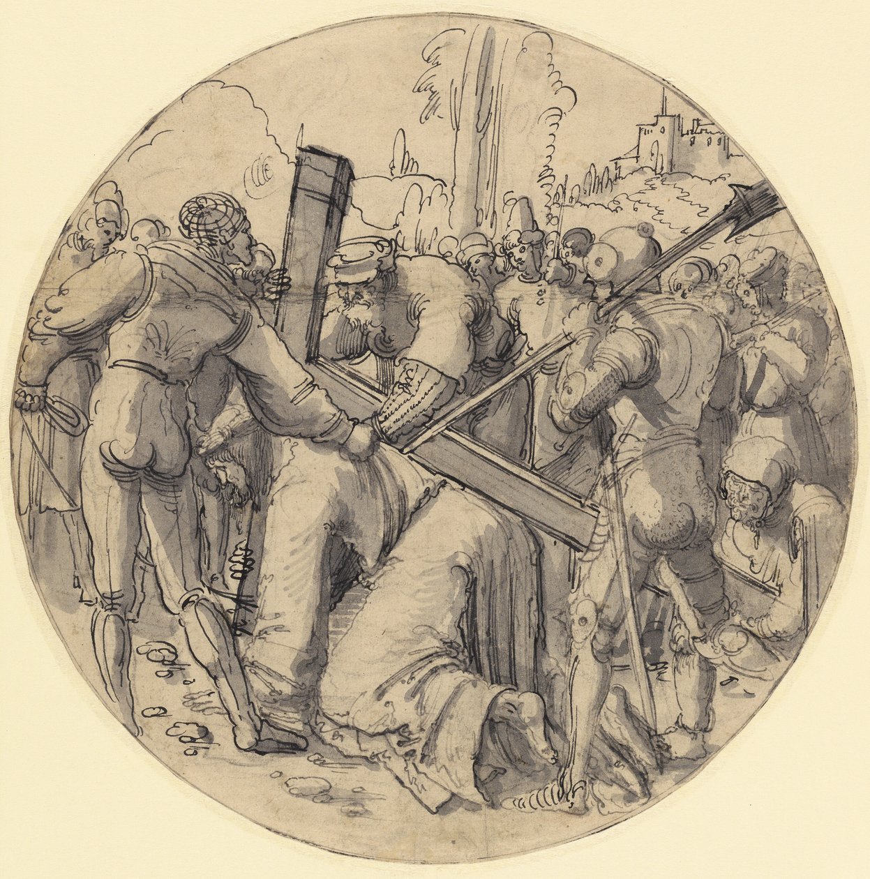 Kristus bär korset av Albrecht Altdorfer