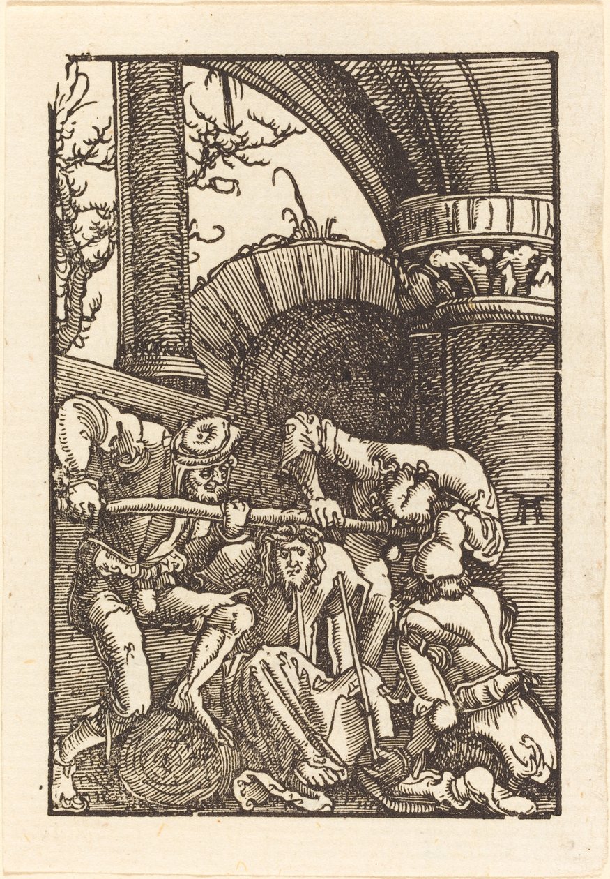 Kristus krönt med törnar av Albrecht Altdorfer