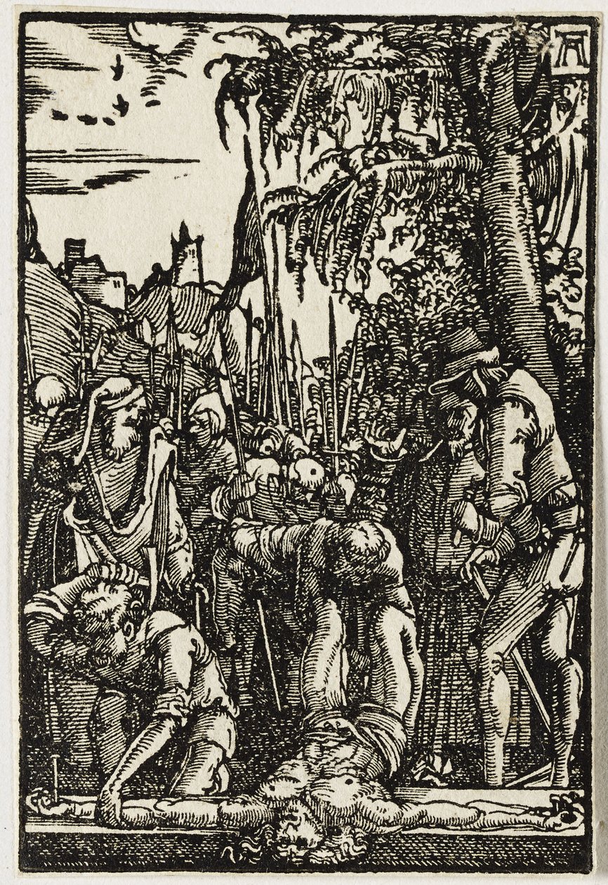Kristus spikad på korset, ca. 1513. av Albrecht Altdorfer