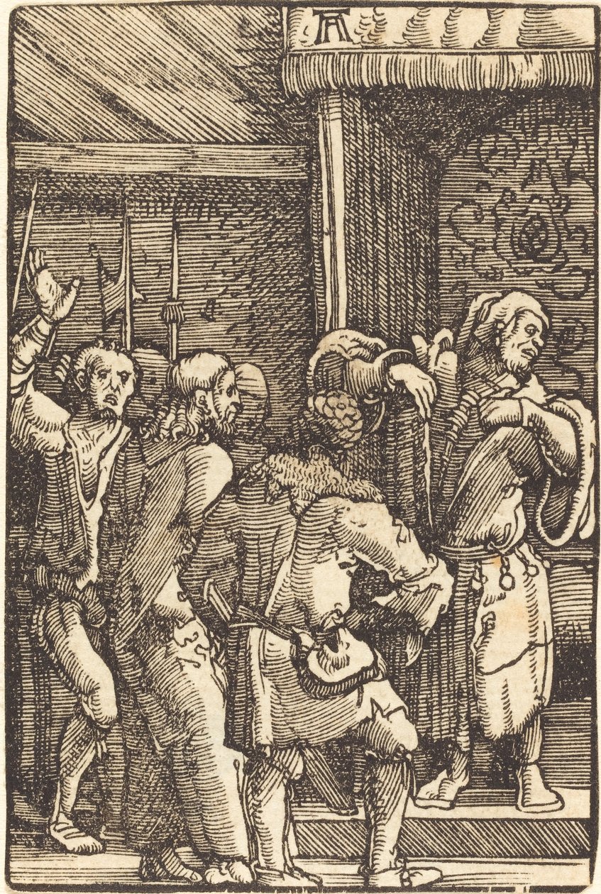 Kristus före Kaifas av Albrecht Altdorfer