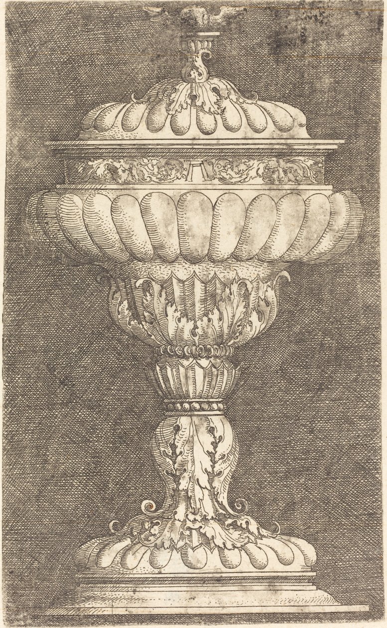 Täckt bägare med bevingad boll av Albrecht Altdorfer