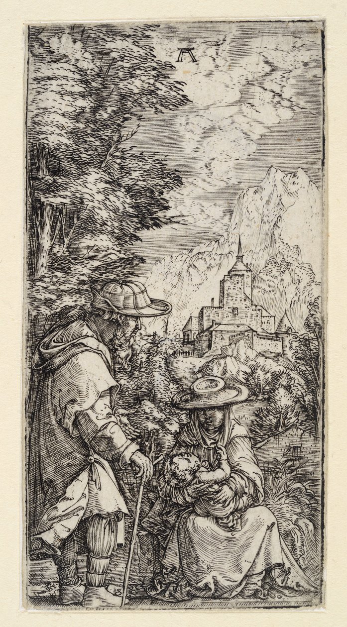 Lugnet under flykten till Egypten av Albrecht Altdorfer