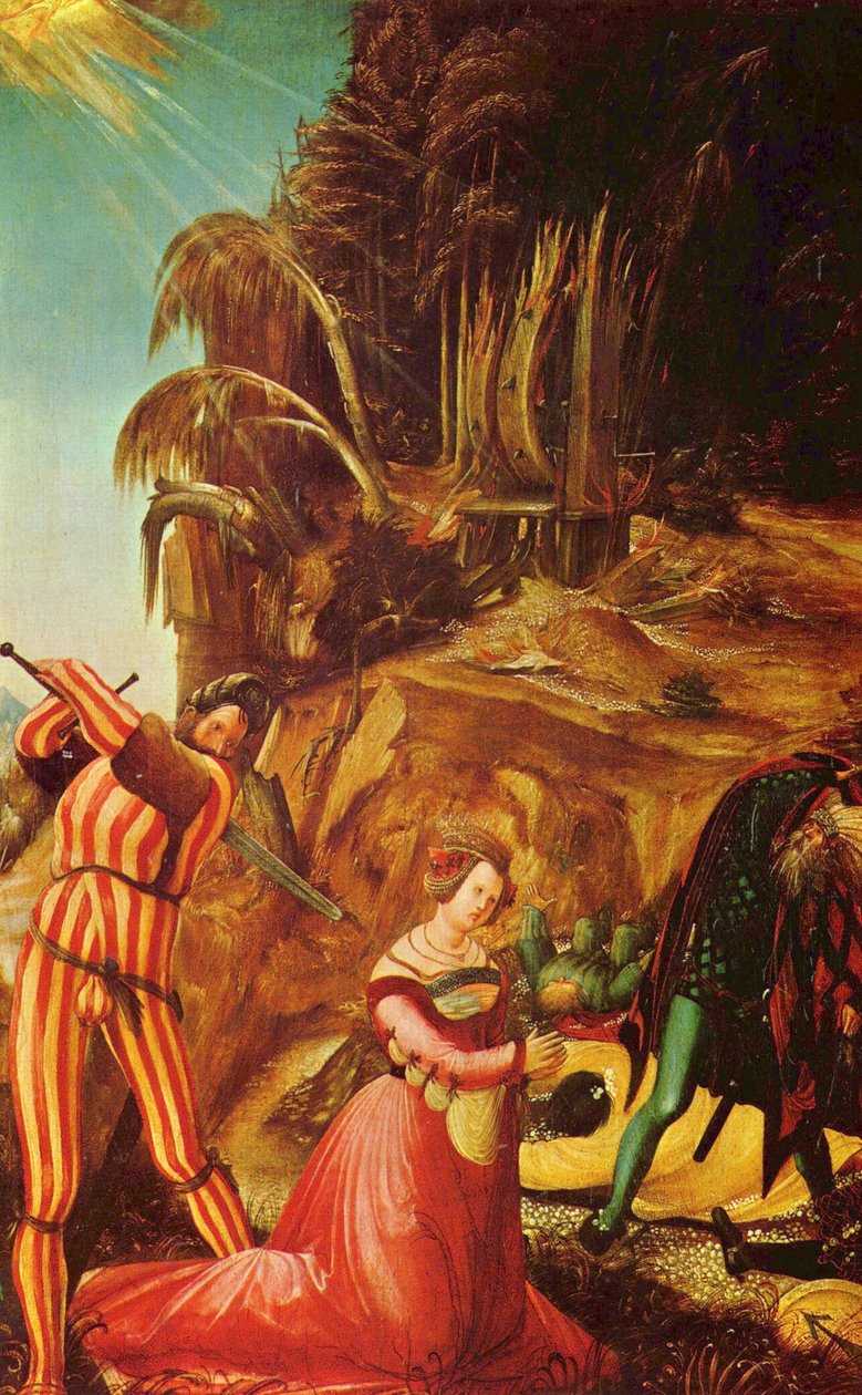 Halshuggning av S:ta Katarina av Albrecht Altdorfer