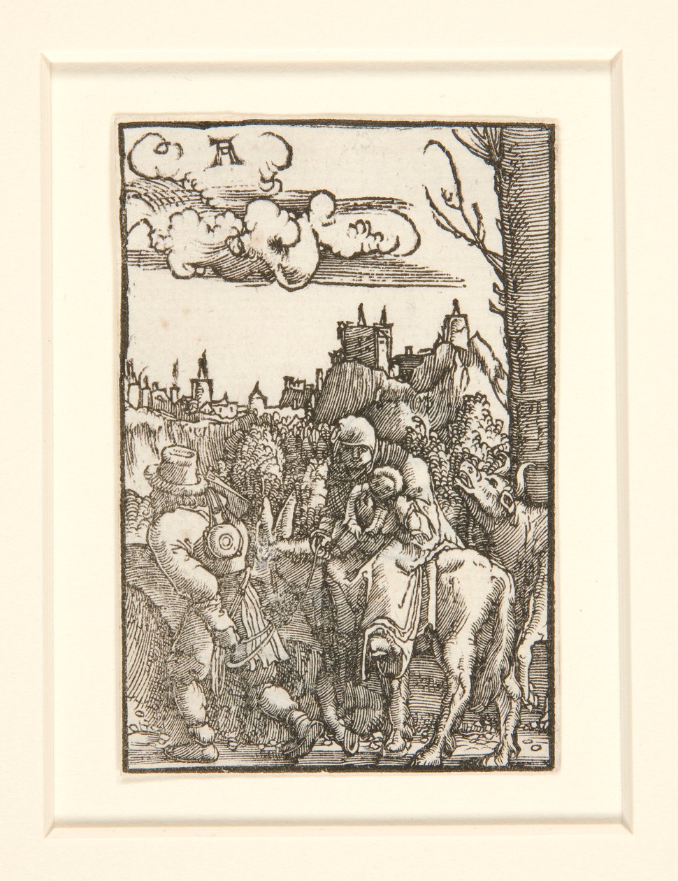 Flyg till Egypten, från människans fall och återlösning av Albrecht Altdorfer