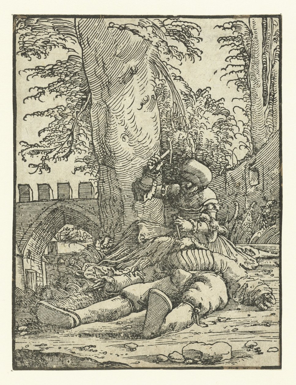 Jael dödar Sisera av Albrecht Altdorfer
