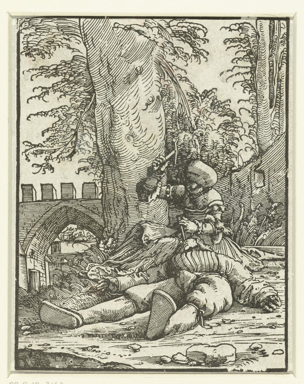 Jael dödar Sisera av Albrecht Altdorfer