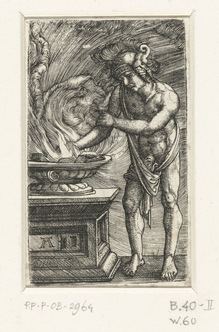 Mucius Scaevola av Albrecht Altdorfer