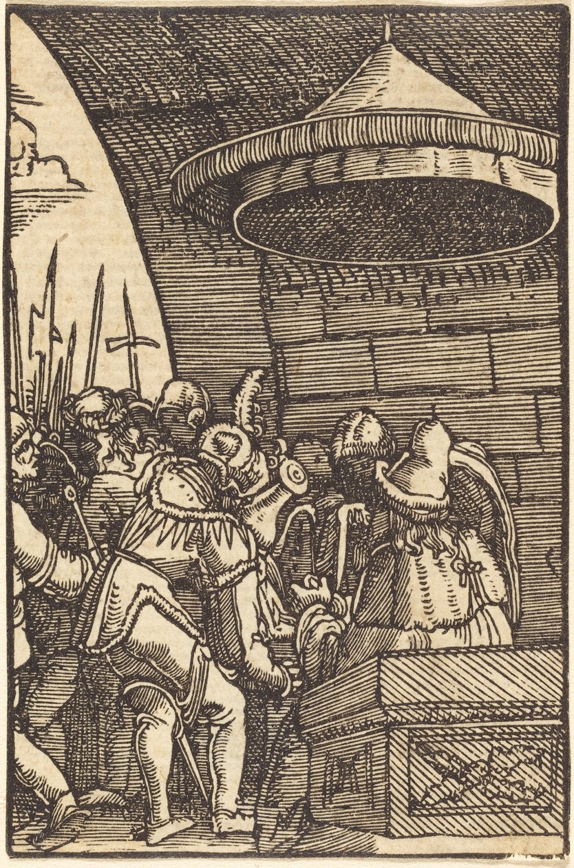 Pilatus tvättar händerna av Albrecht Altdorfer