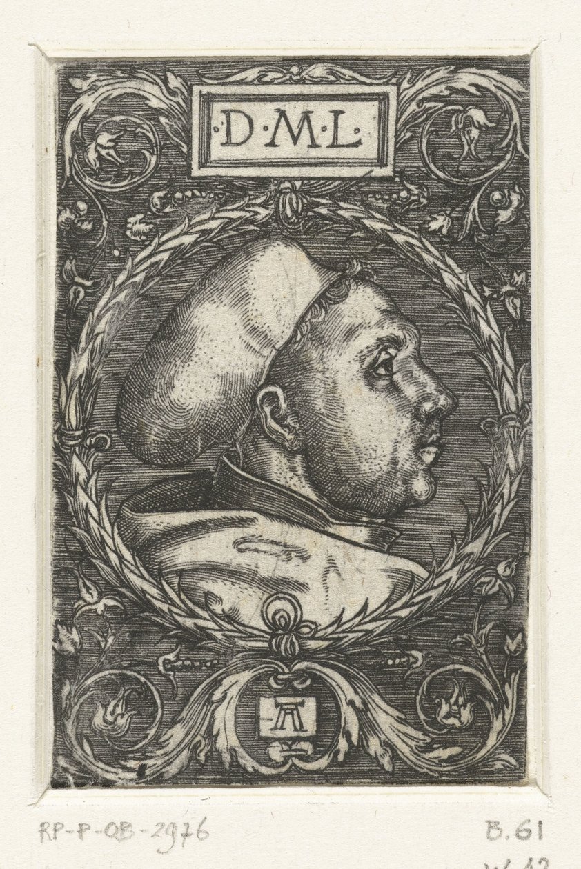 Porträtt av Martin Luther av Albrecht Altdorfer